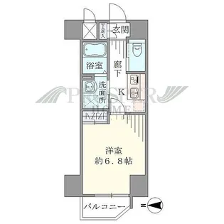 ジュネーゼグラン本町EAST【3階】の間取り