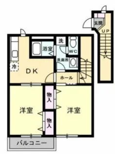 ノーブルパレスA棟【2階】の間取り