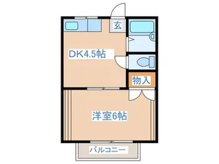 めじろハイツ【2階】の間取り