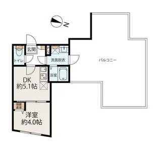 MEGURO EDGE【4階】の間取り