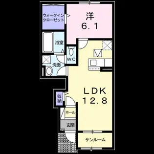 アートガーデン 1【1階】の間取り
