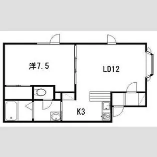 トークス91【1階】の間取り