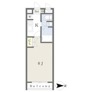 K-style【5階】の間取り
