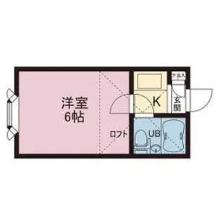 プラザドゥベルテックス B棟【1階】の間取り
