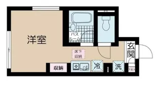 ラフィネ芦花公園B【1階】の間取り