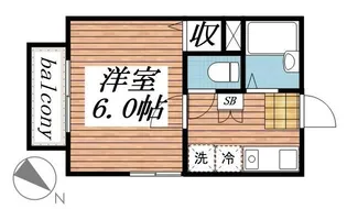 テラスブレッシング【2階】の間取り