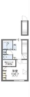 レオパレスフリージア【2階】の間取り
