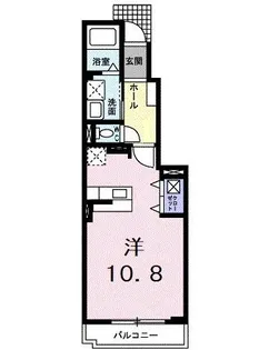 アニメート東所沢【1階】の間取り