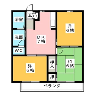 クラッセA【1階】の間取り