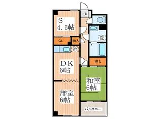 Khouse1【4階】の間取り