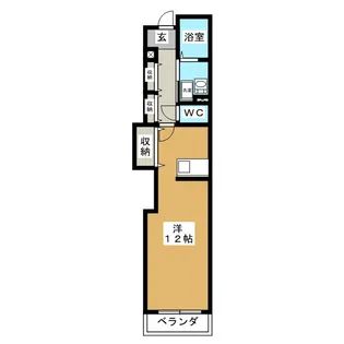 エスペランス谷田【3階】の間取り