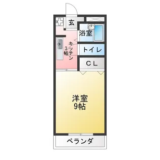ヒルトップ・ヴィラ【2階】の間取り