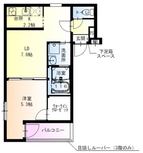 フジパレス堺北庄町【3階】の間取り