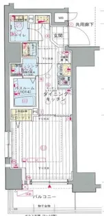 エステムプラザ川崎【15階】の間取り