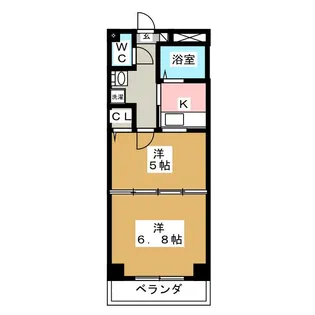 ATLAS PROUD【1階】の間取り