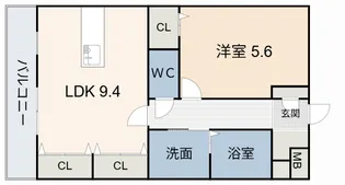 アネックス一ツ屋【2階】の間取り