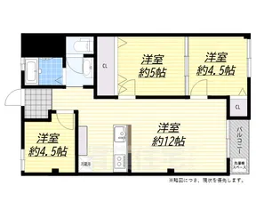 長居コーポラス【2階】の間取り