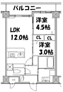 The Orchid Manor2【3階】の間取り