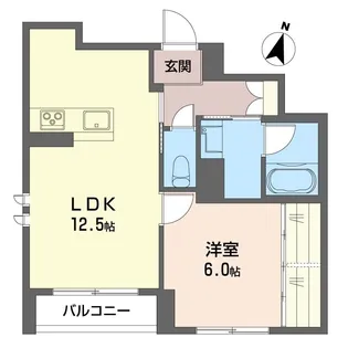 ハルニレガーデン【1階】の間取り