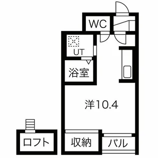 フェルトHanDen A棟【1階】の間取り