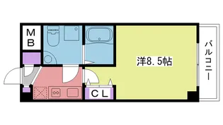 セレニテ甲子園【6階】の間取り