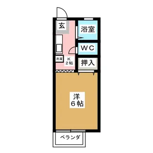 サンシティー井上II【2階】の間取り