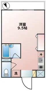 フクイマンション【3階】の間取り