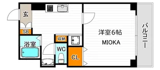 ラヴィーア文の里【6階】の間取り