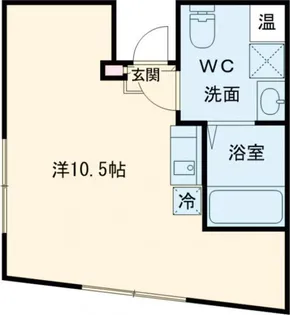 ブルーフェザーマンション北千住【1階】の間取り