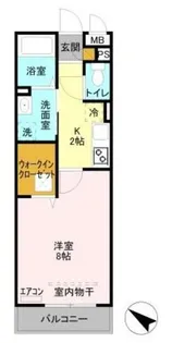 フォレスタ【1階】の間取り