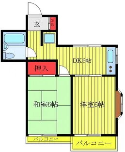 サンヒルズエコー【2階】の間取り