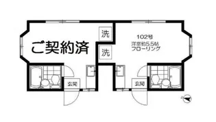 四賀ハイツ【1階】の間取り