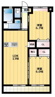 ル・シエルコート【3階】の間取り