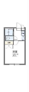 レオパレスラークスパー玉村【1階】の間取り