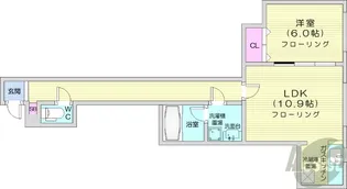 グランメゾンイースト【3階】の間取り