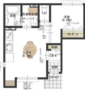 FELIXEON【1階】の間取り
