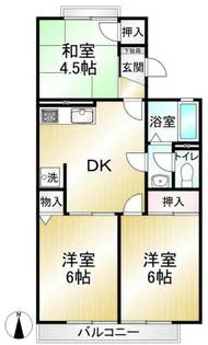 フォーレストヒルズI【2階】の間取り