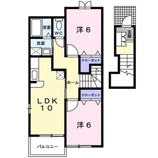 ソレイユ 3【2階】の間取り