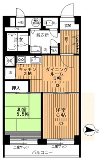 ルネ中村橋【6階】の間取り