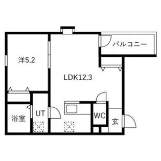 プリシェール神宮南【2階】の間取り