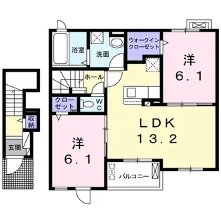 シャルマン【2階】の間取り