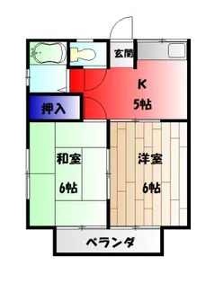 第一MMハイツ【2階】の間取り