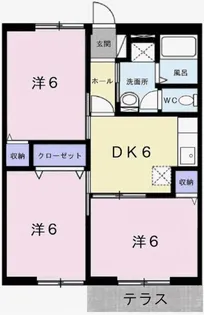 エンジェルコーポラスB【1階】の間取り