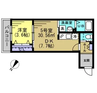ALTO松戸【3階】の間取り