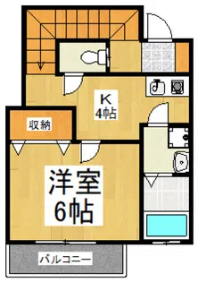 ショコラ・クルール【2階】の間取り