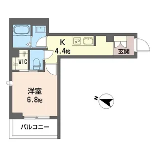 グランドソレイユSOGA【2階】の間取り