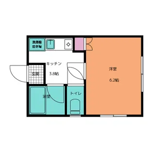 ミサキハウス【2階】の間取り