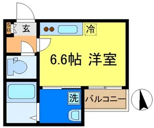 新小岩モコプル【2階】の間取り