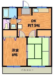 かみやマンション【2階】の間取り