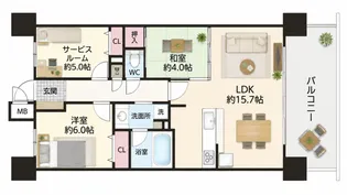 フローレンス吉島グランドステージ(1202)【12階】の間取り